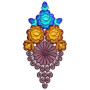 Flower Patch Embroidery Design 22895