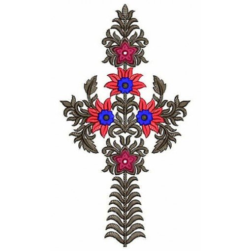 Elegant Patch Embroidery Design 22896