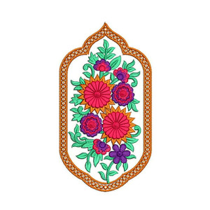 Polished Patch Embroidery Design 22898