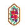 Polished Patch Embroidery Design 22898