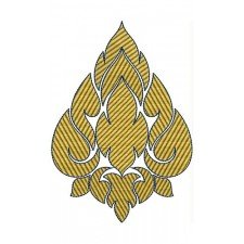 Leaf Patch Embroidery Design 22961