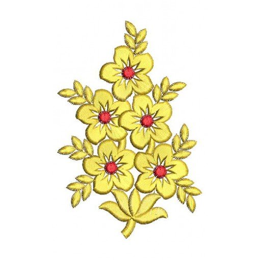 Fall Flower Arrangements Embroidery Design 22962