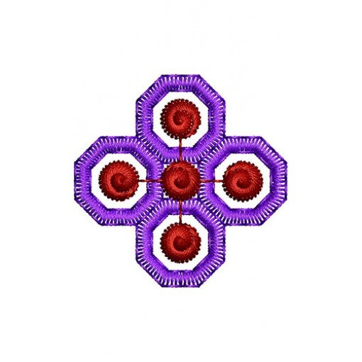 Fluted Flower Patch Design 22981