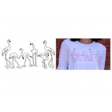 Heron Dress Embroidery Design 22947 Heron Dress Embroidery Design 22947