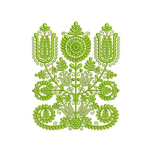 Russian Neck Patch Embroidery Design 23018