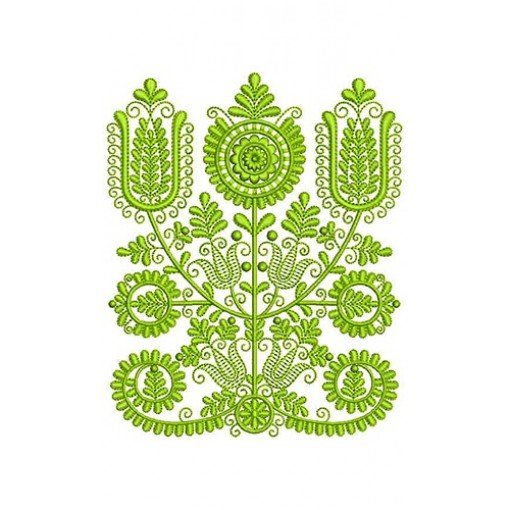 Russian Neck Patch Embroidery Design 23018