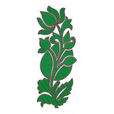 Lotus Plant Patch Embroidery Design 23105
