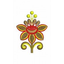 Symmetry Abstract Patch Embroidery Design 23187