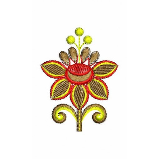 Symmetry Abstract Patch Embroidery Design 23187