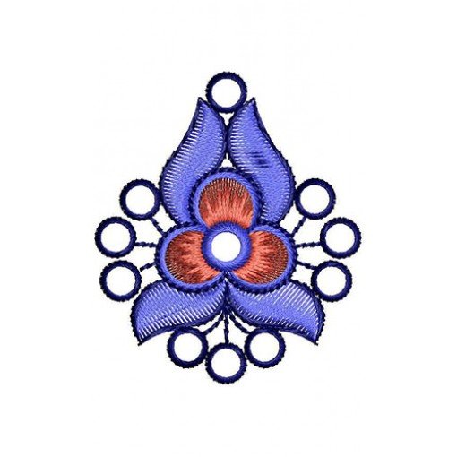 Rumba Woman Spanish Patch Embroidery Design 23194