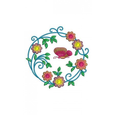 Colorful Embroidery Butterfly Patch Design 23220