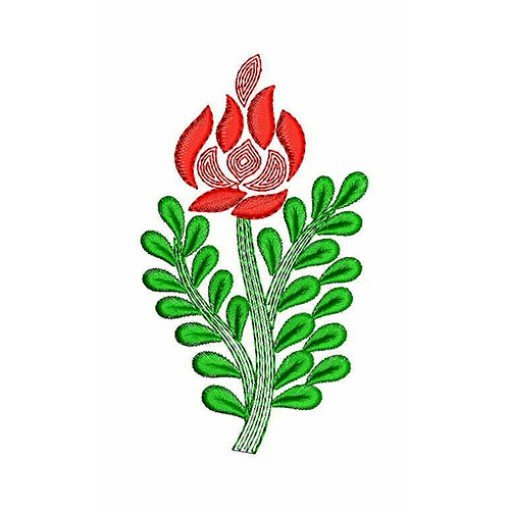 Latest Flower Patch Embroidery Design 23293