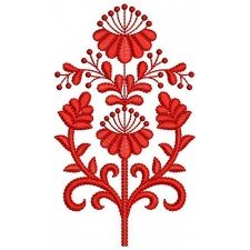 Flower Applique Embroidery Design 23370