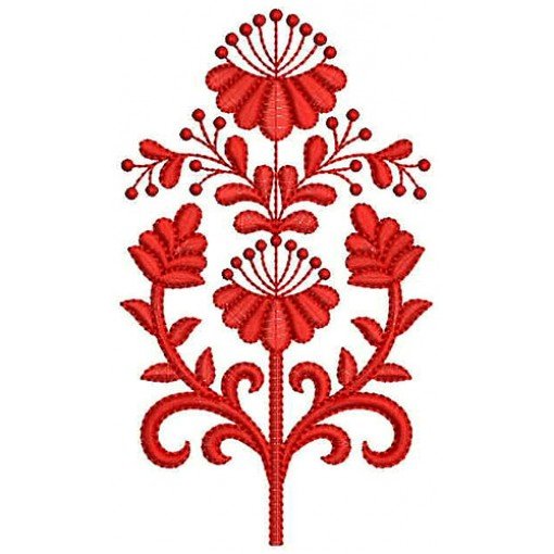 Flower Applique Embroidery Design 23370