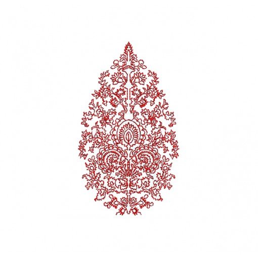 Paisley Embroidery Design 23374