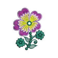 Applique Work Embroidery Design 23401