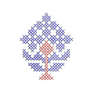 Tree Shapes Embroidery Design 23441