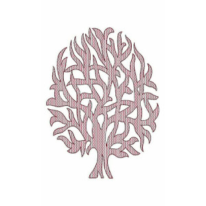 Tree Applique Work Design 23464
