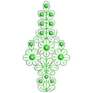 Simple Design Applique In Embroidery 23557