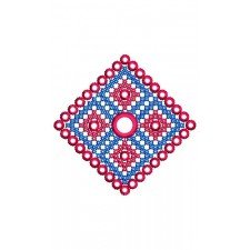 Square Applique Embroidery Design 23620