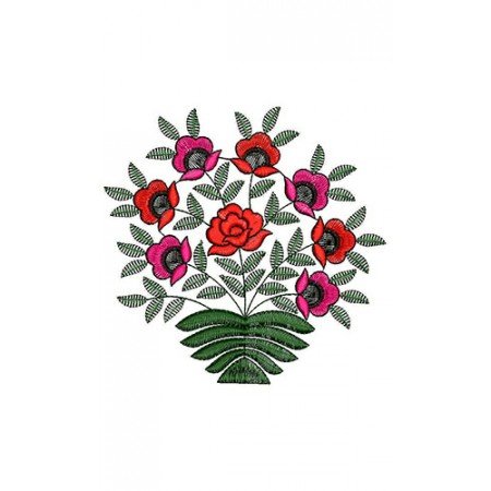 Colorful Patch Embroidery Design 23649