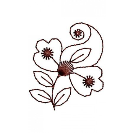 Simple Applique Design In Embroidery 23675