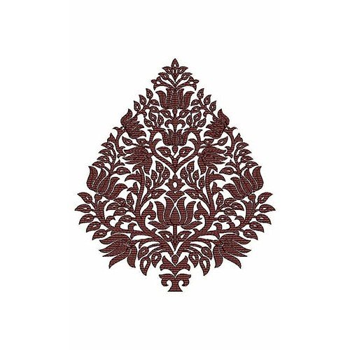 Lotus Plant Applique Design In Embroidery 23700