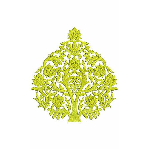 Little Tree Plant Applique Embroidery Design 23701