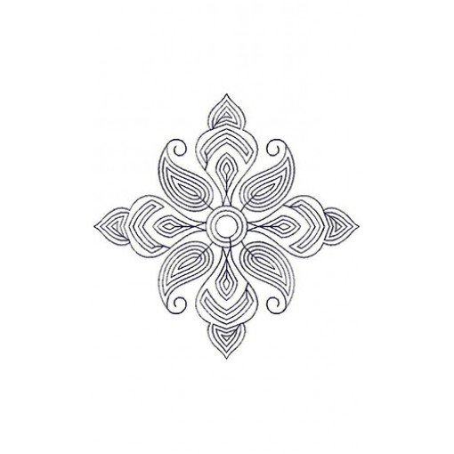 Mangoes Chain Stitch Applique Design 23751