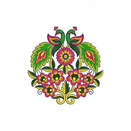 Splendid Applique Embroidery Design 23816