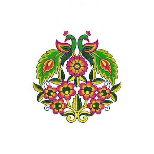 Splendid Applique Embroidery Design 23816