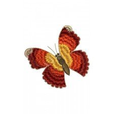 Elegant Butterfly Applique Embroidery Design 23818