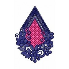 Conflicting Applique Embroidery Design 23837