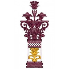 Show Piece Stand Applique Embroidery Design 23886