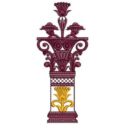 Show Piece Stand Applique Embroidery Design 23886