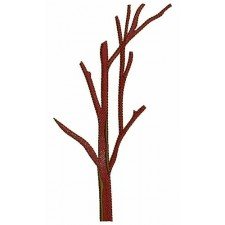 Tree Trunk Patch Design In Embroidery 23916