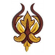 Simple Applique Embroidery Design 23945