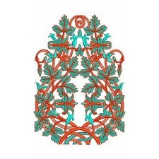 Conflicting Applique Embroidery Design 23980