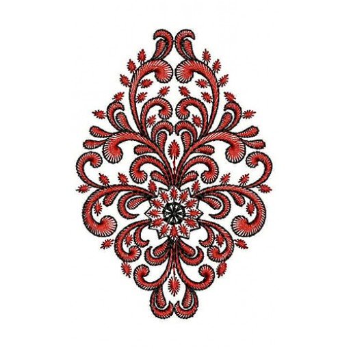 Micro Stitch Embroidery Craft Type Applique Design 24001