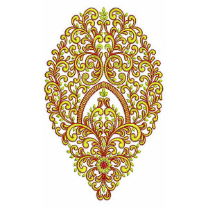 Pop Head Gear Embroidery Design 24005