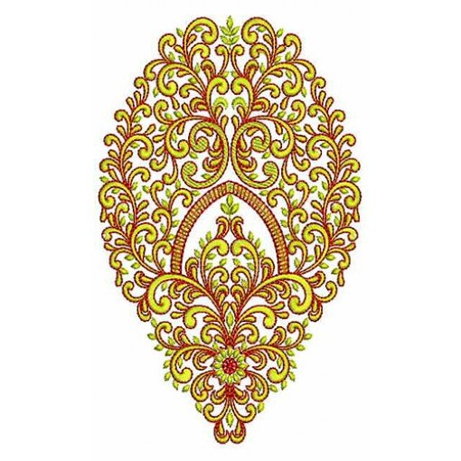 Pop Head Gear Embroidery Design 24005