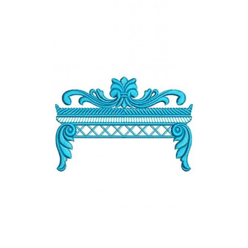 Indian Table Applique Design In Embroidery 24009