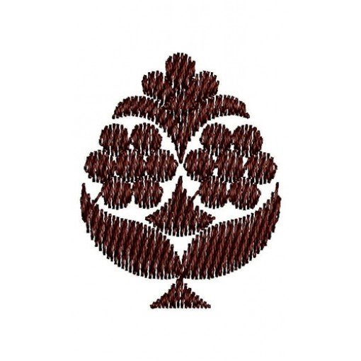 Simple Applique Embroidery Design 24010
