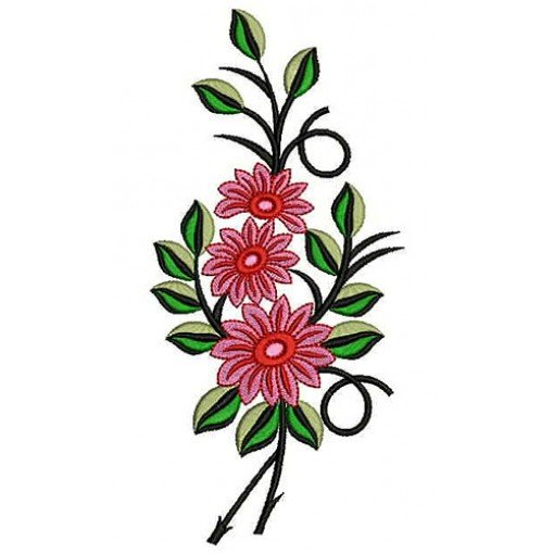 Astonishing Applique Design In Embroidery 24043