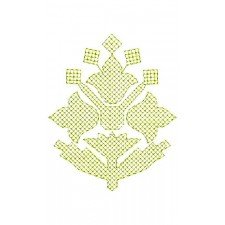 Cross Stitch Applique Design In Embroidery 24044
