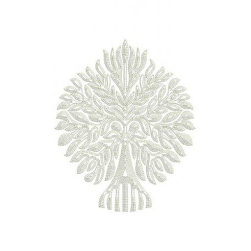 Tree Plant Applique Design In Embroidery 24047