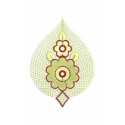 Big Flower Applique Embroidery Design 24062