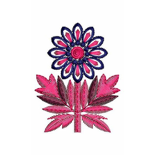 Amazing Flower Petals Applique Embroidery Design 24075