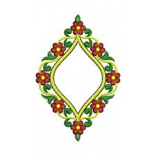 Swarovski Applique Design In Embroidery 24082
