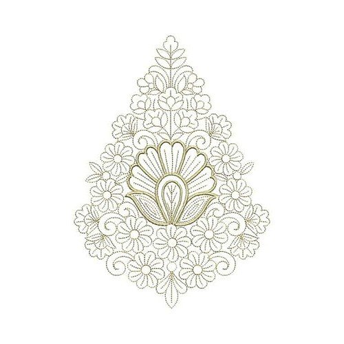 Beguiling Applique Embroidery Design 24087